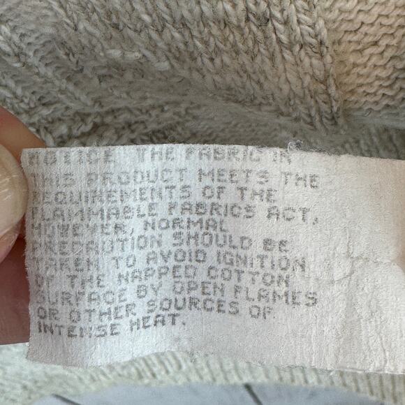 VTG 90's Carmel Cream Golf Theme Textured Knit Novelty Sweater Size XXL - Picture 9 of 16